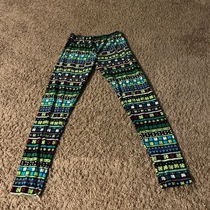 Junior girls size 7-9 st.patty’s day leggings